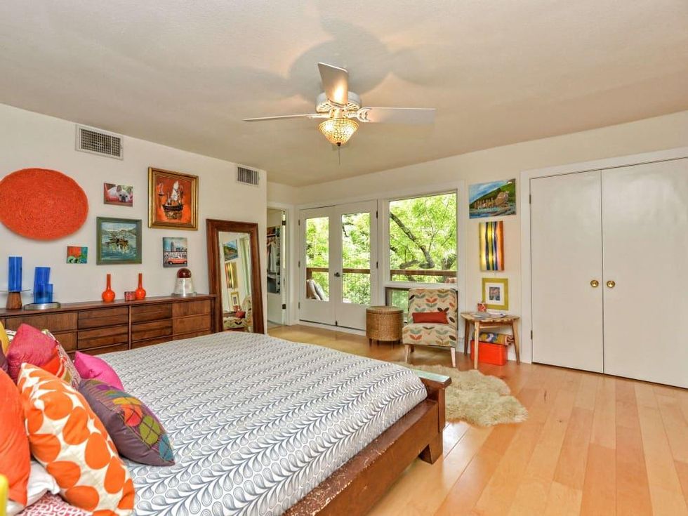 Austin home house 5932 Highland Hills Dr 78731 master bedroom