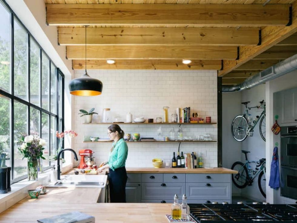 Austin home house Houzz DIY modern Texas farmhouse Garden St kitchen