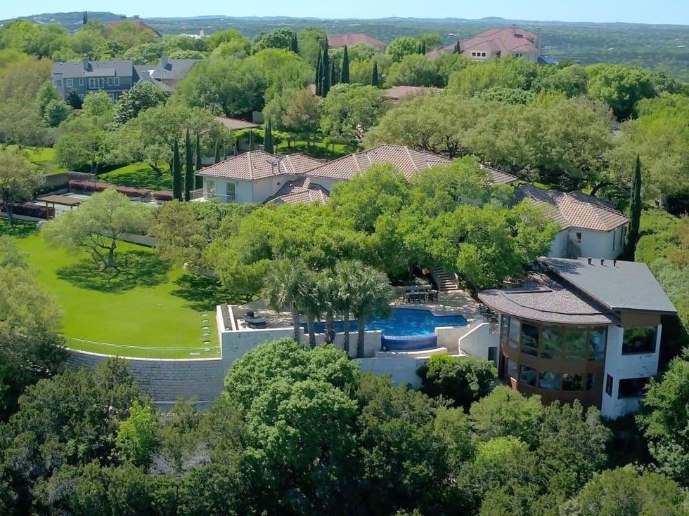 Austin house home 101 Pascal Lane Weslake Rob Roy neighborhood aerial