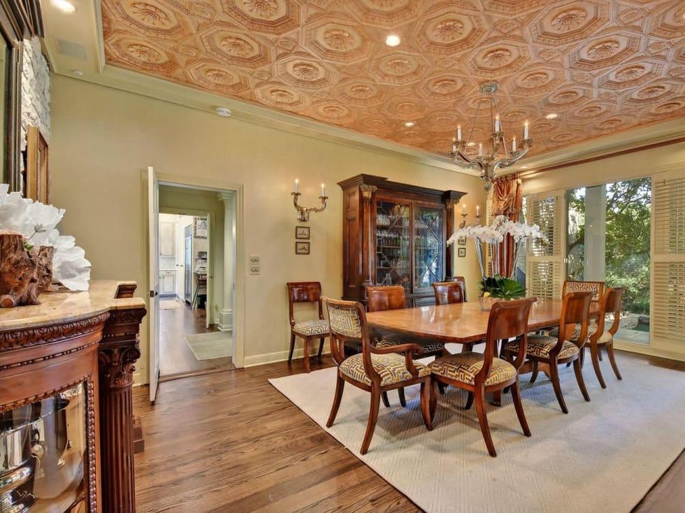 Austin house home Tarrytown 2610 Kenmore Court Ben Crenshaw February 2016 dining