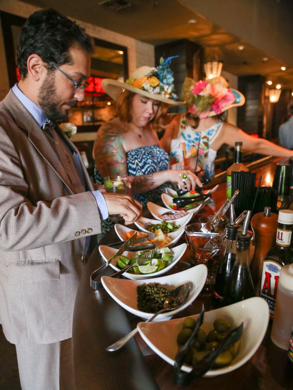 Austin Influential Group Derby Day at Ten Oak Bloody Mary Bar