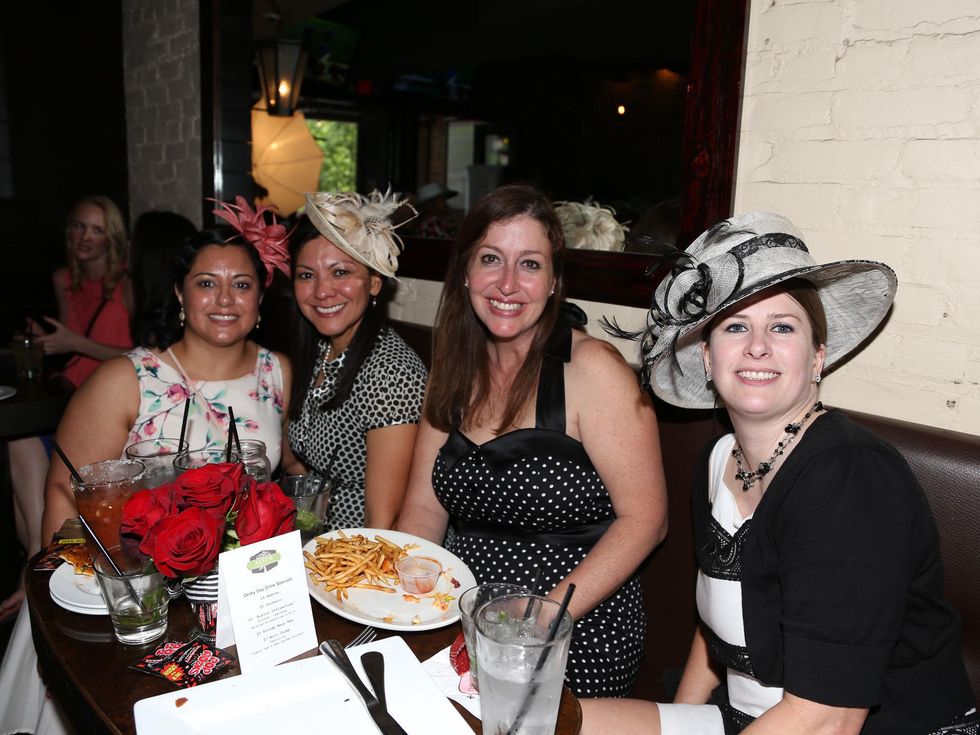 Austin Influential Group Derby Day at Ten Oak Gloria Orozco Alice Garza Caroline Carter Angie Hanna