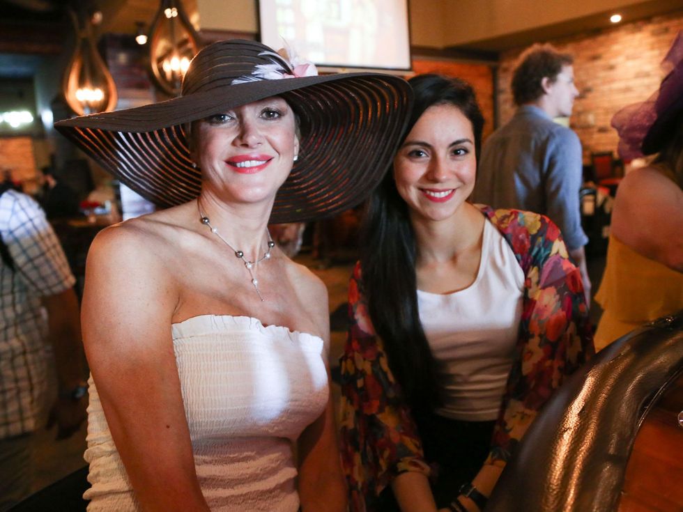 Austin Influential Group Derby Day at Ten Oak Paulo Moore Alenjandra Cook