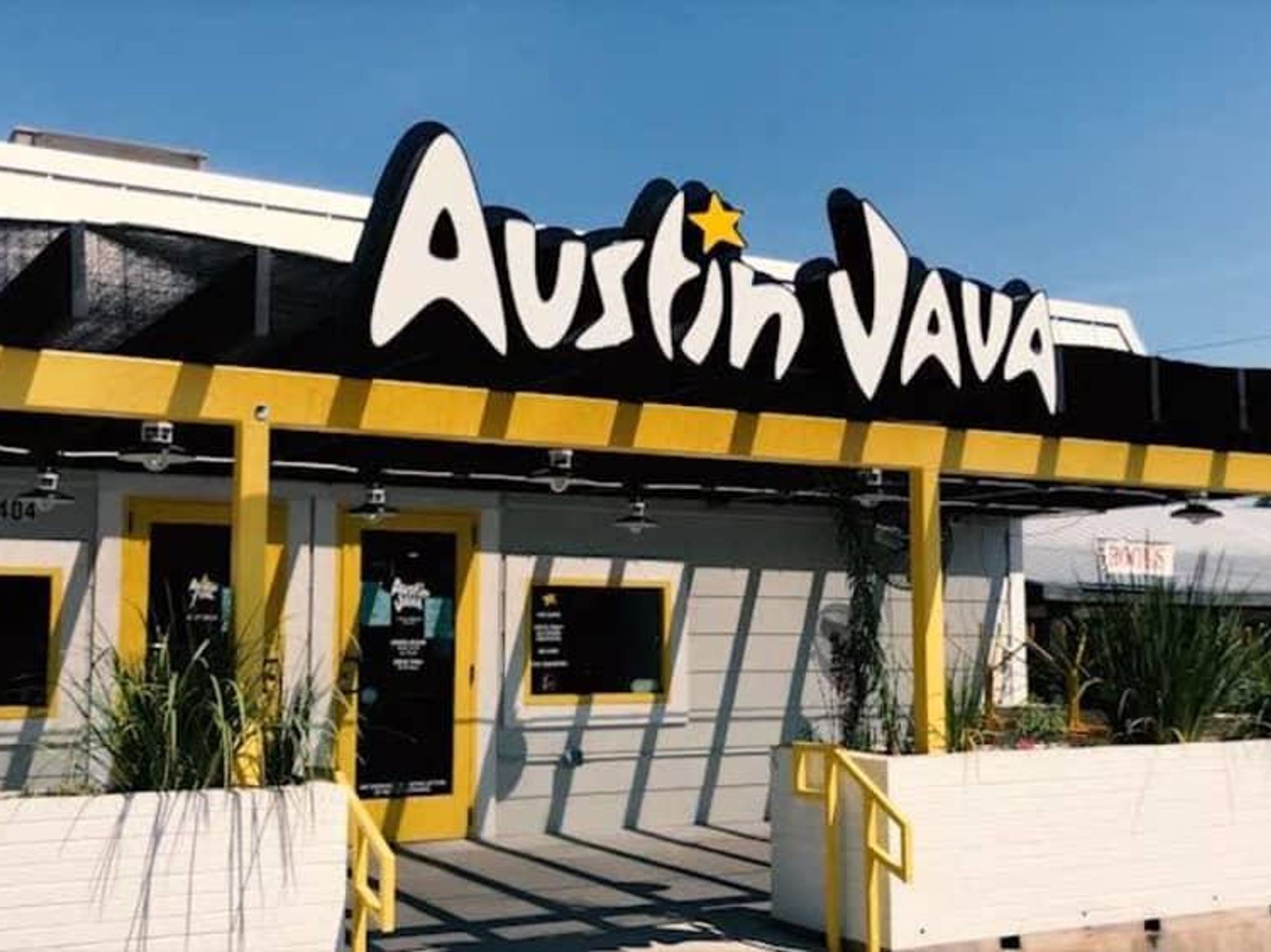 Austin Java logo airport location