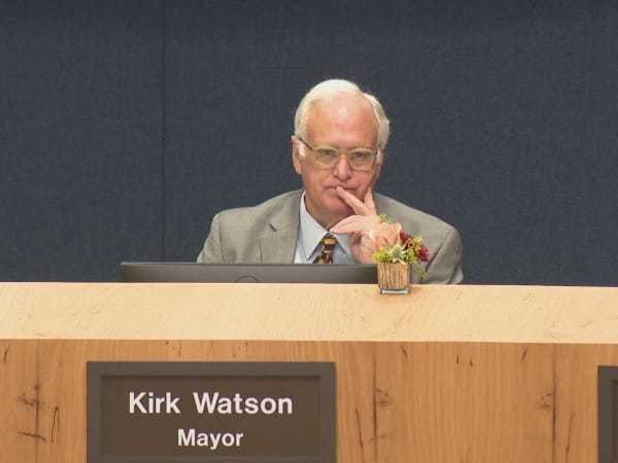 Austin Mayor Kirk Watson at City Hall