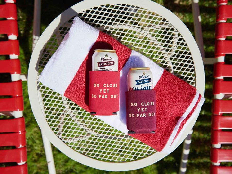 Austin Motel 2017 koozie pool Eastciders
