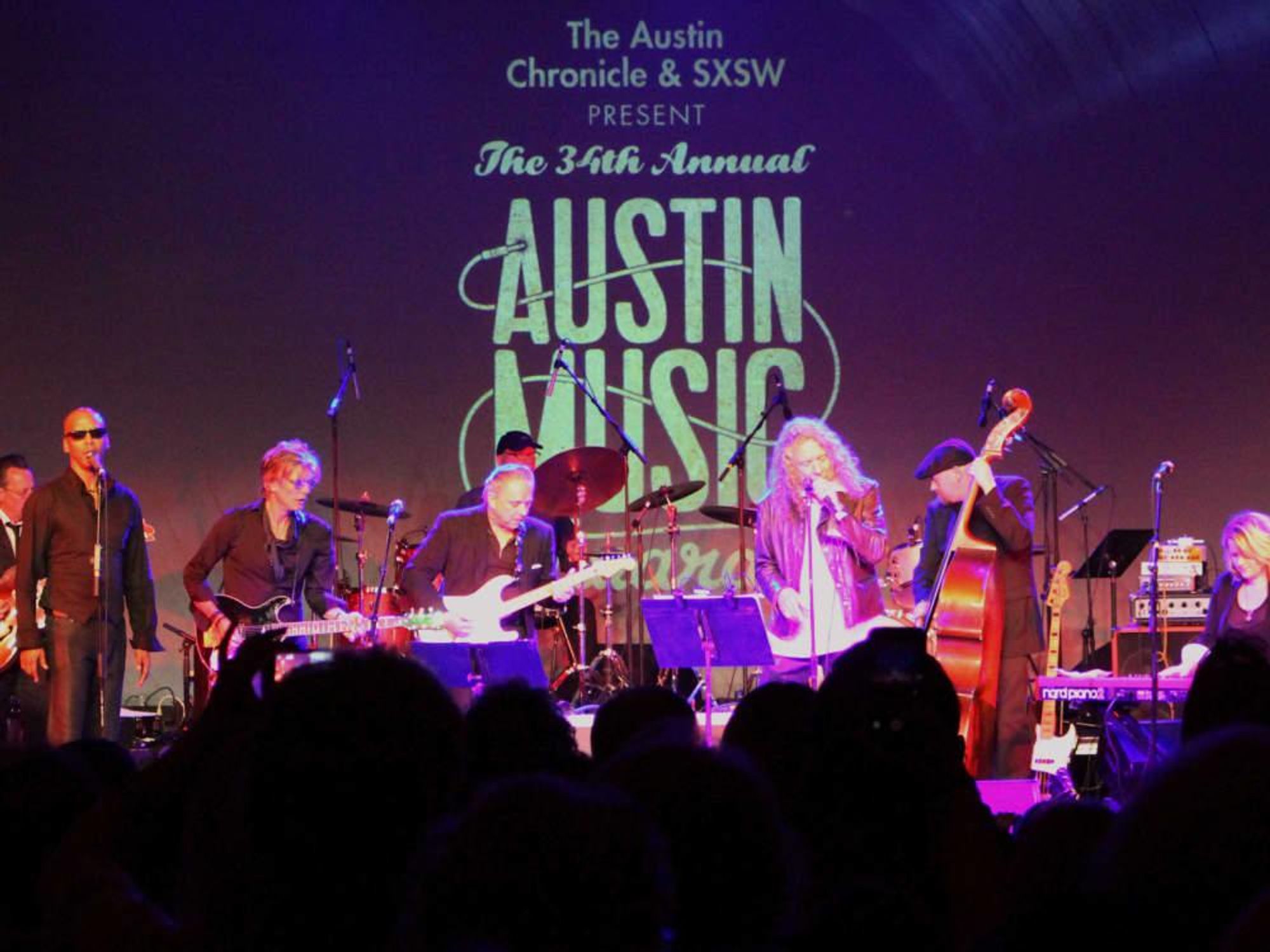 Austin Music Awards March 2016 Charlie Sexton Jimmie Vaughan Robert Plant