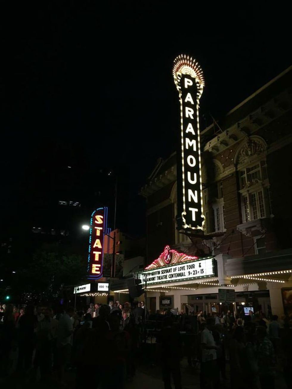 Austin Paramount Theatre blade sign new 2015