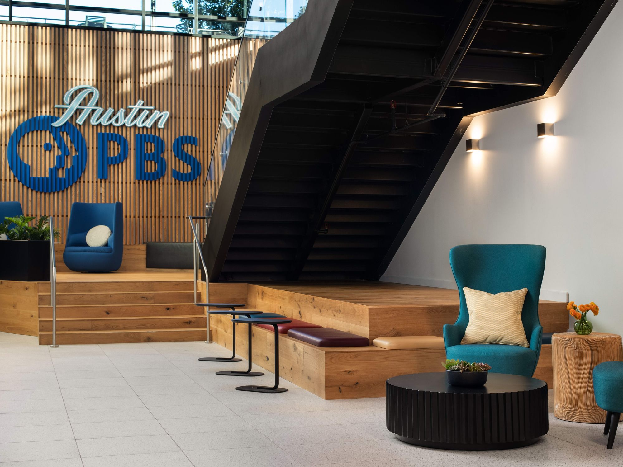 Austin PBS lobby redesign