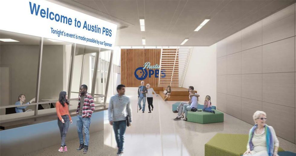 Austin PBS main stairway