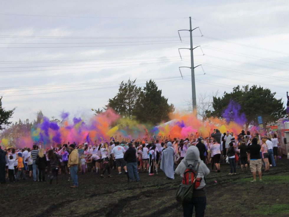 Austin Photo: Events_Color Run_Feb 2012_crowd