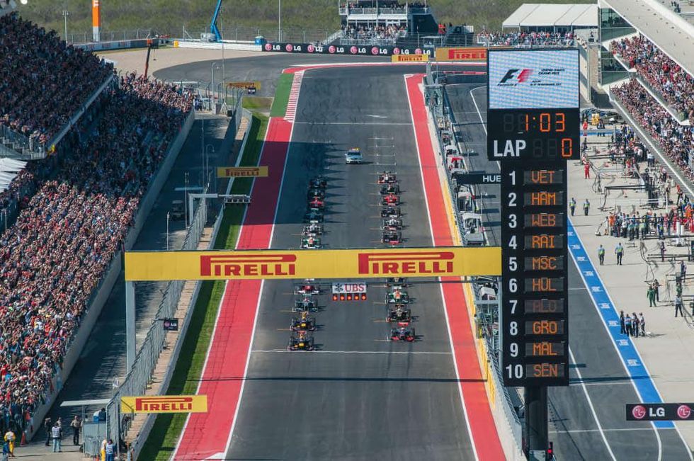 Austin Photo: Kevin_Formula 1 international_November 2012_grand prix start