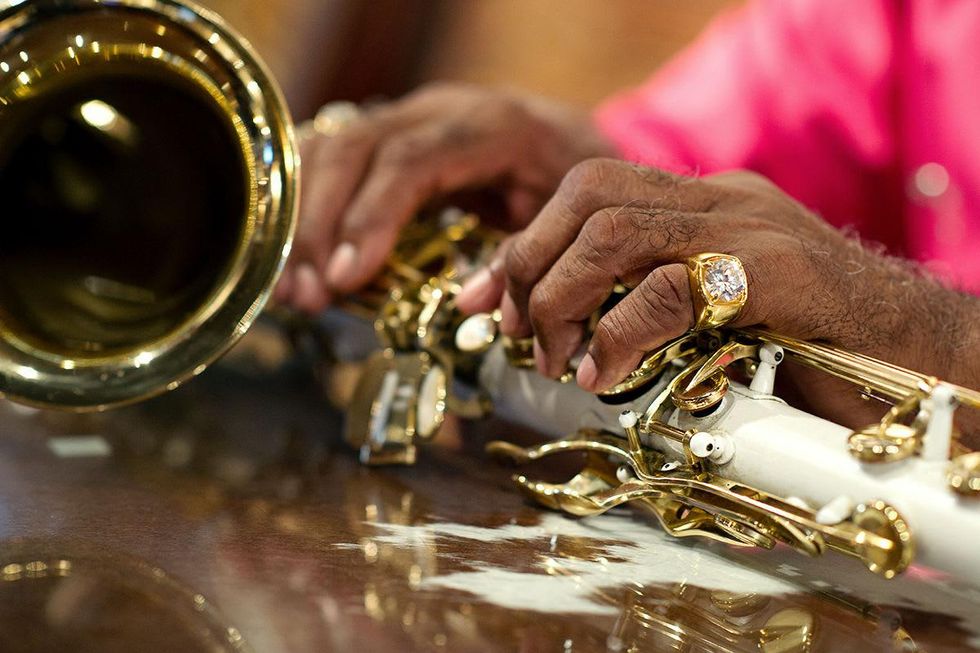 Austin Photo: News_photo essay_ashley carter_texas blues musicians_July 2012_Grady Gaines 2