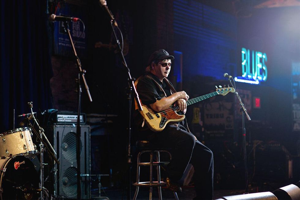Austin Photo: News_photo essay_ashley carter_texas blues musicians_July 2012_Tommy Shannon 2