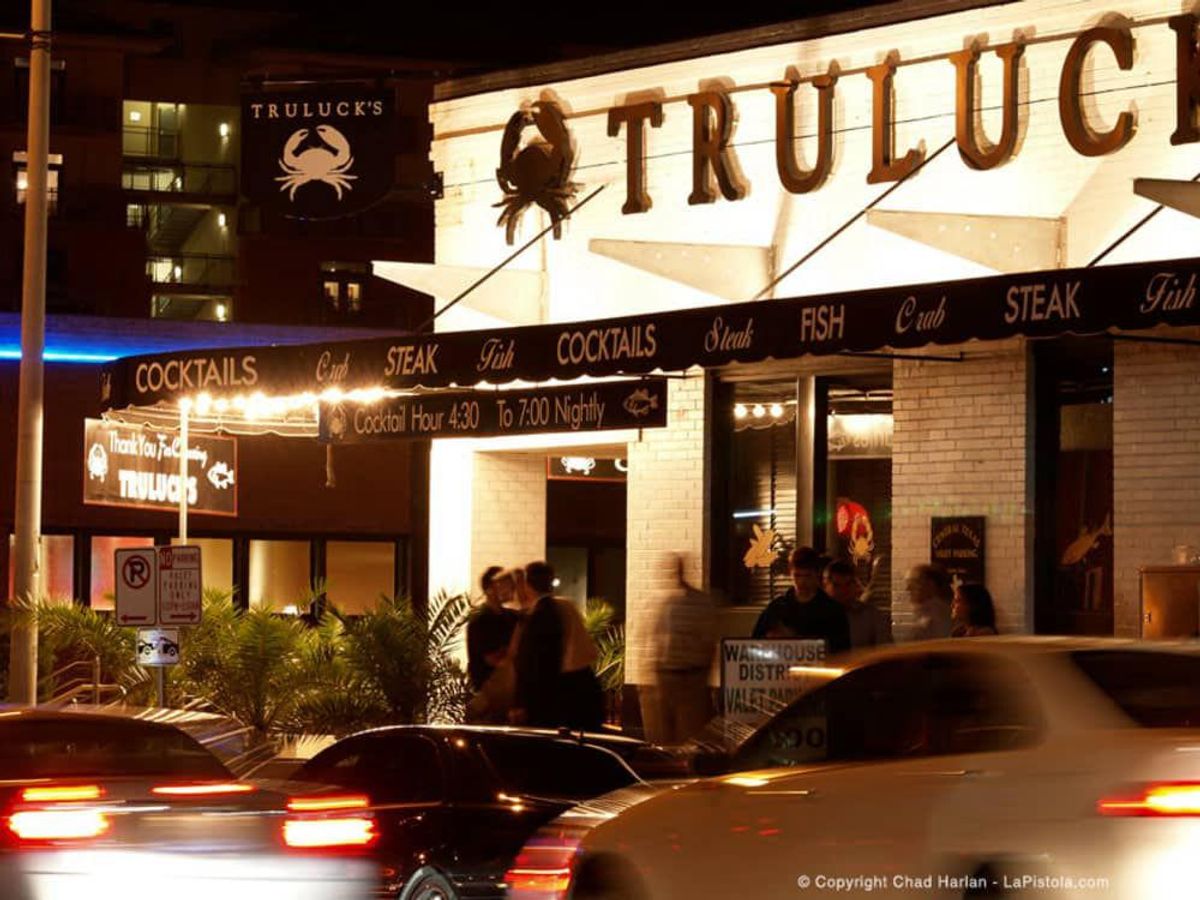 Truluck's downtown location is a quiet, decadent treat in the bustling