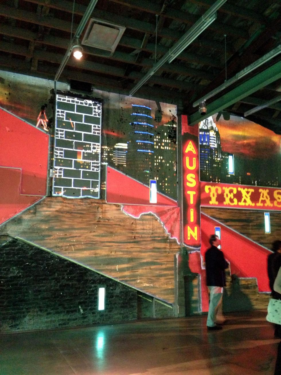 Austin Photo Set: News_caitlin_meet louis grachos_march 2013_video install