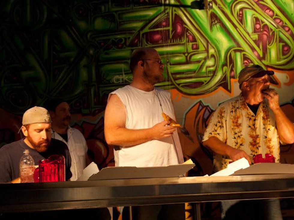 Austin Photo Set: News_Carnival O'Pizza_pizza eating