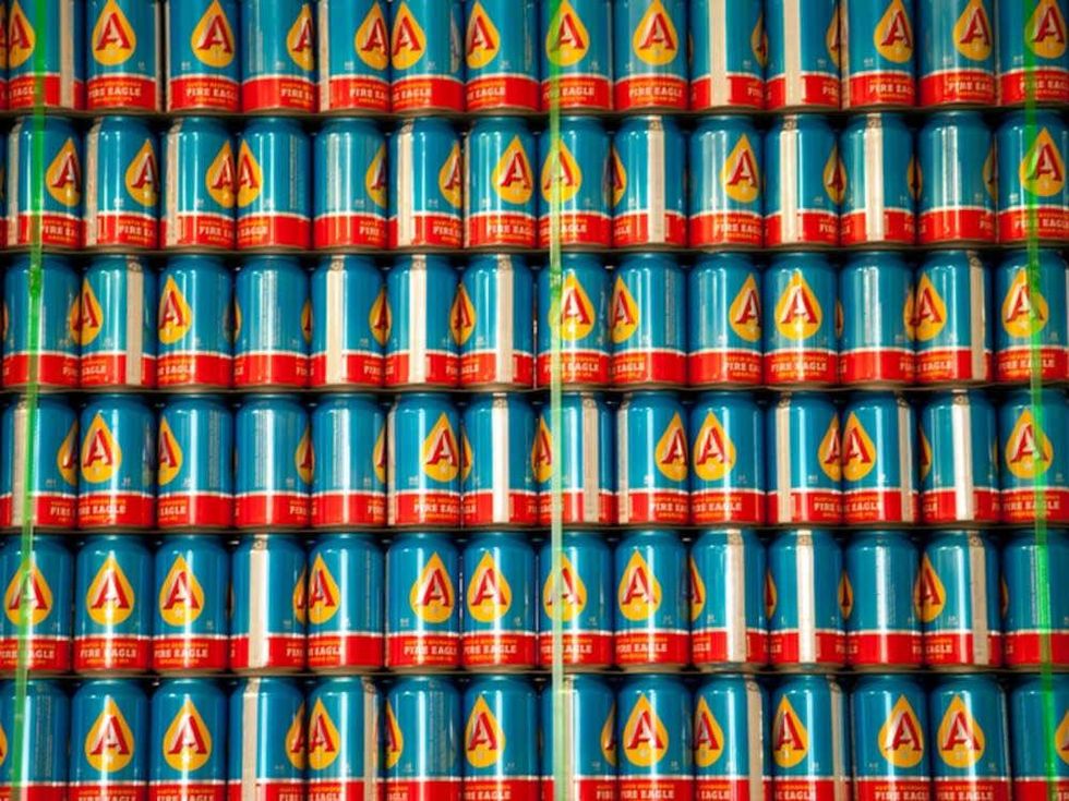 Austin Photo Set: News_Joelle_Austin Beerworks_feb 2012_blue cans