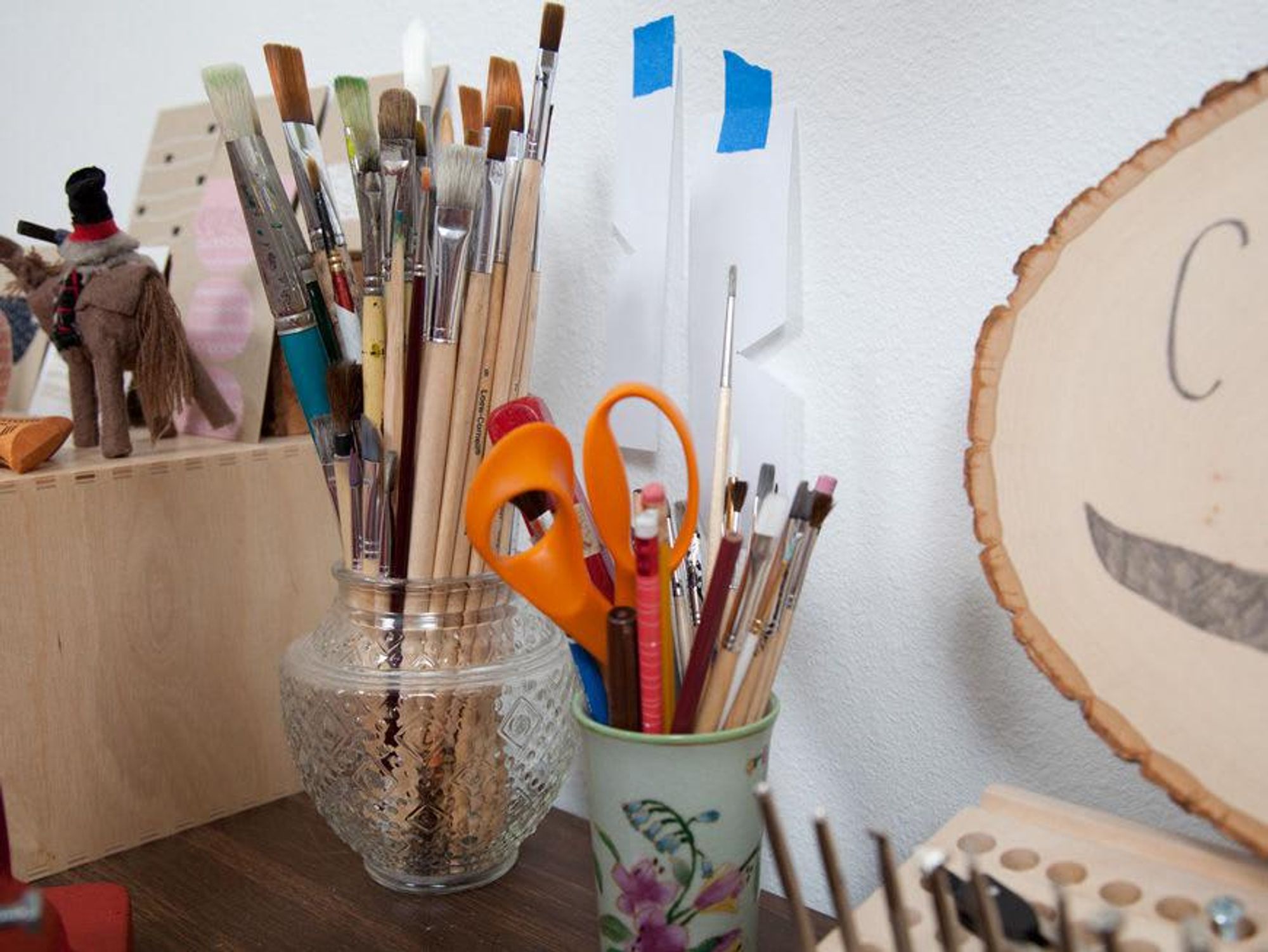 Austin Photo Set: News_Lauren Carlson_Canoe_July 2011_paint brushes