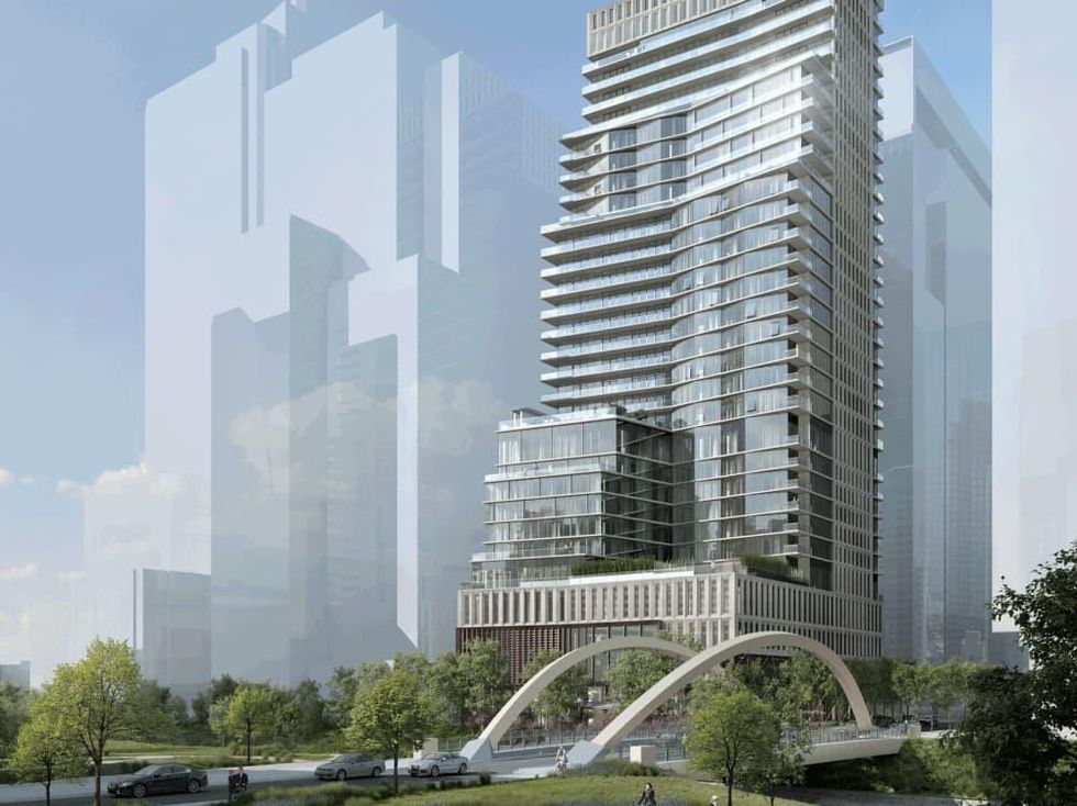Austin Proper tower downtown Second Street District rendering 2015