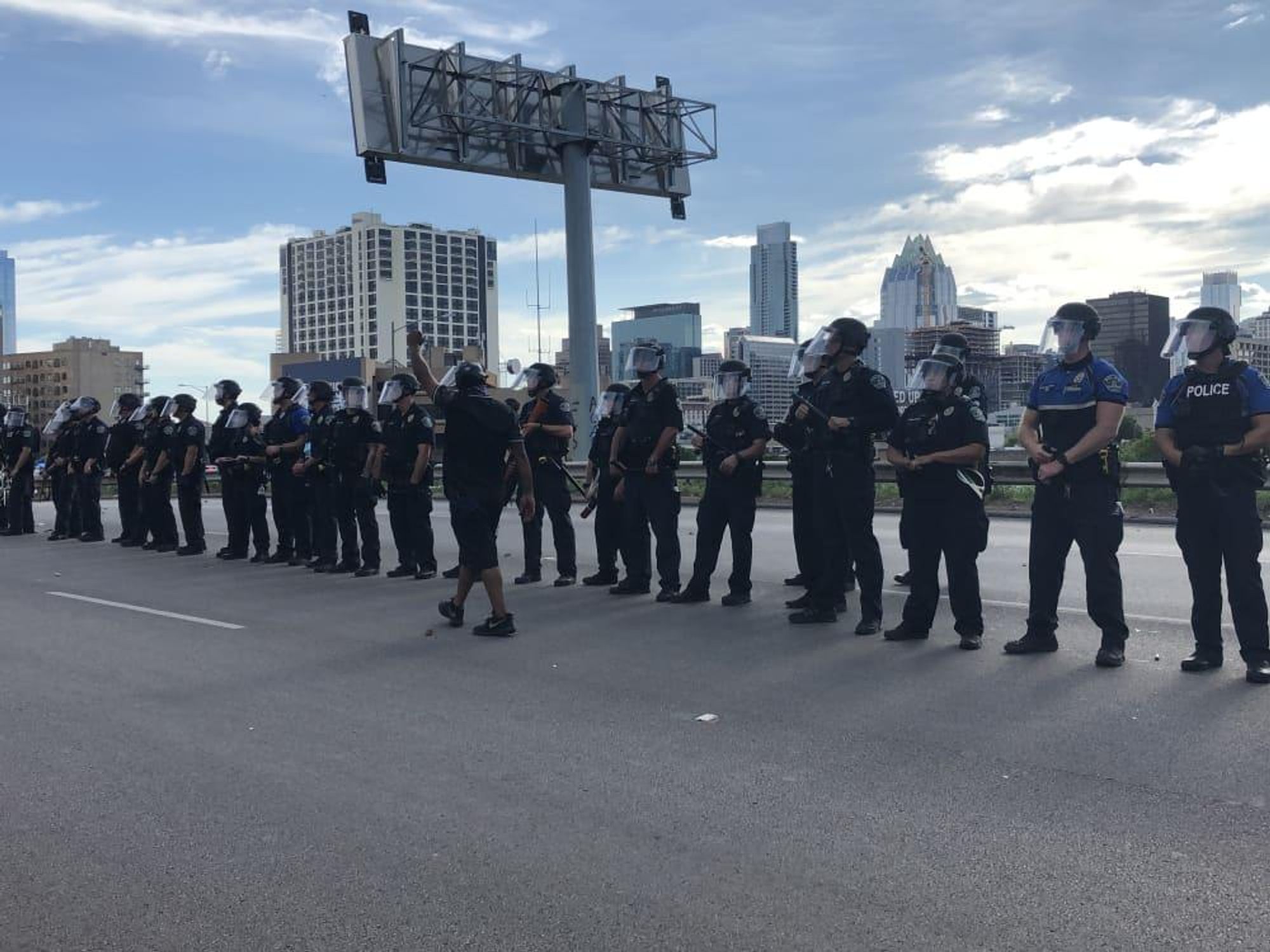 Austin protests saturday apd 1-35
