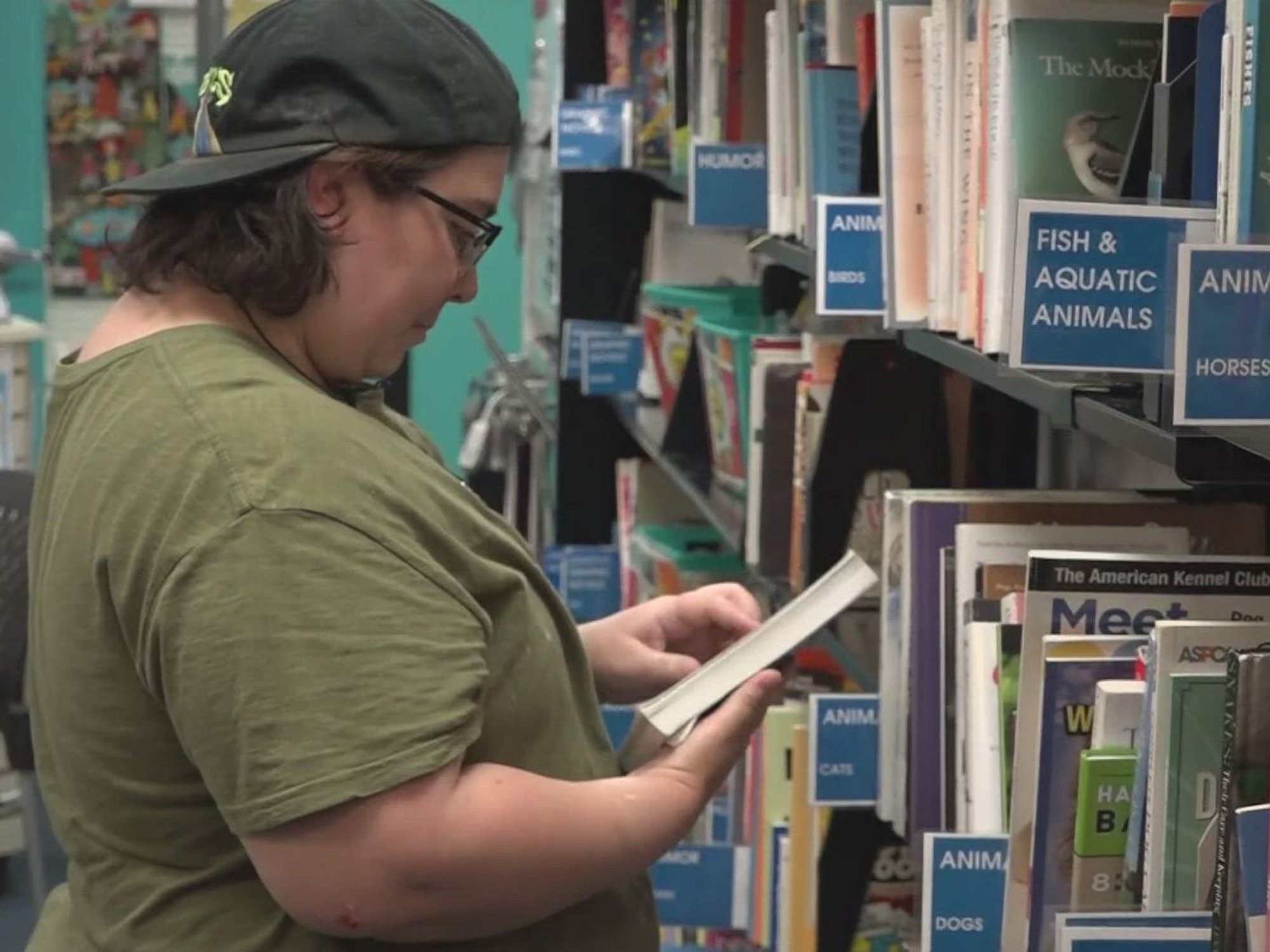 Austin Public Library's Recycled Reads bookstore interior