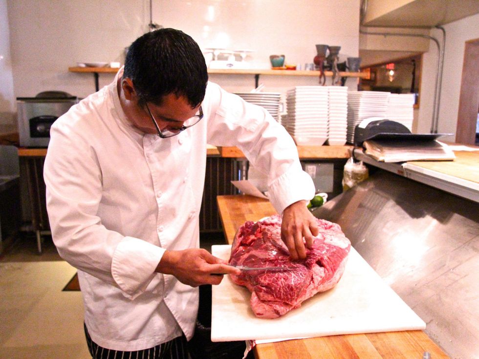 Austin restaurant Salty Sow chef Nox Ybarra