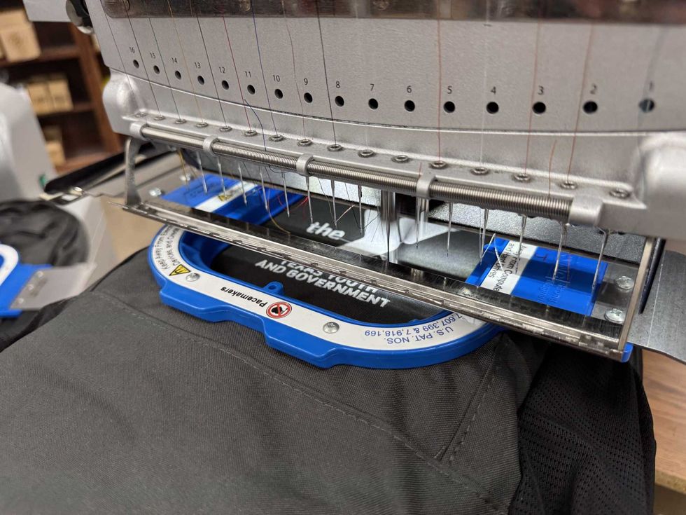 Austin Screen Printing embroidery machine