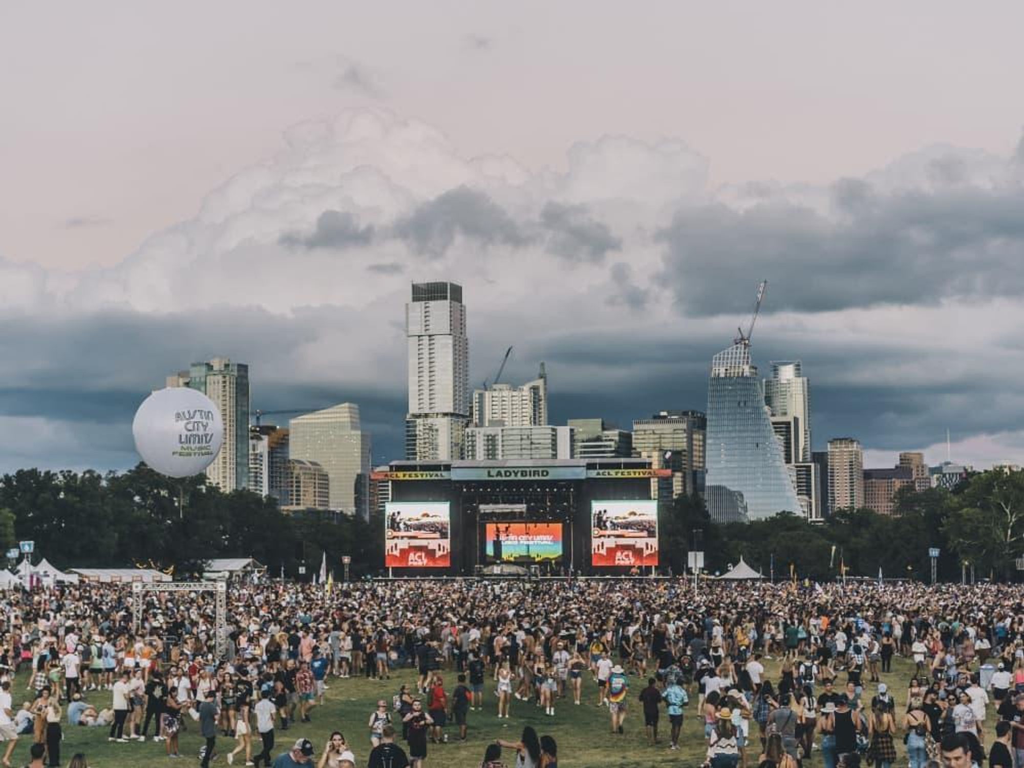 Austin skyline ACL Fest 2021