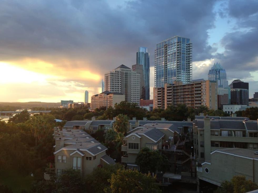 Austin skyline lake
