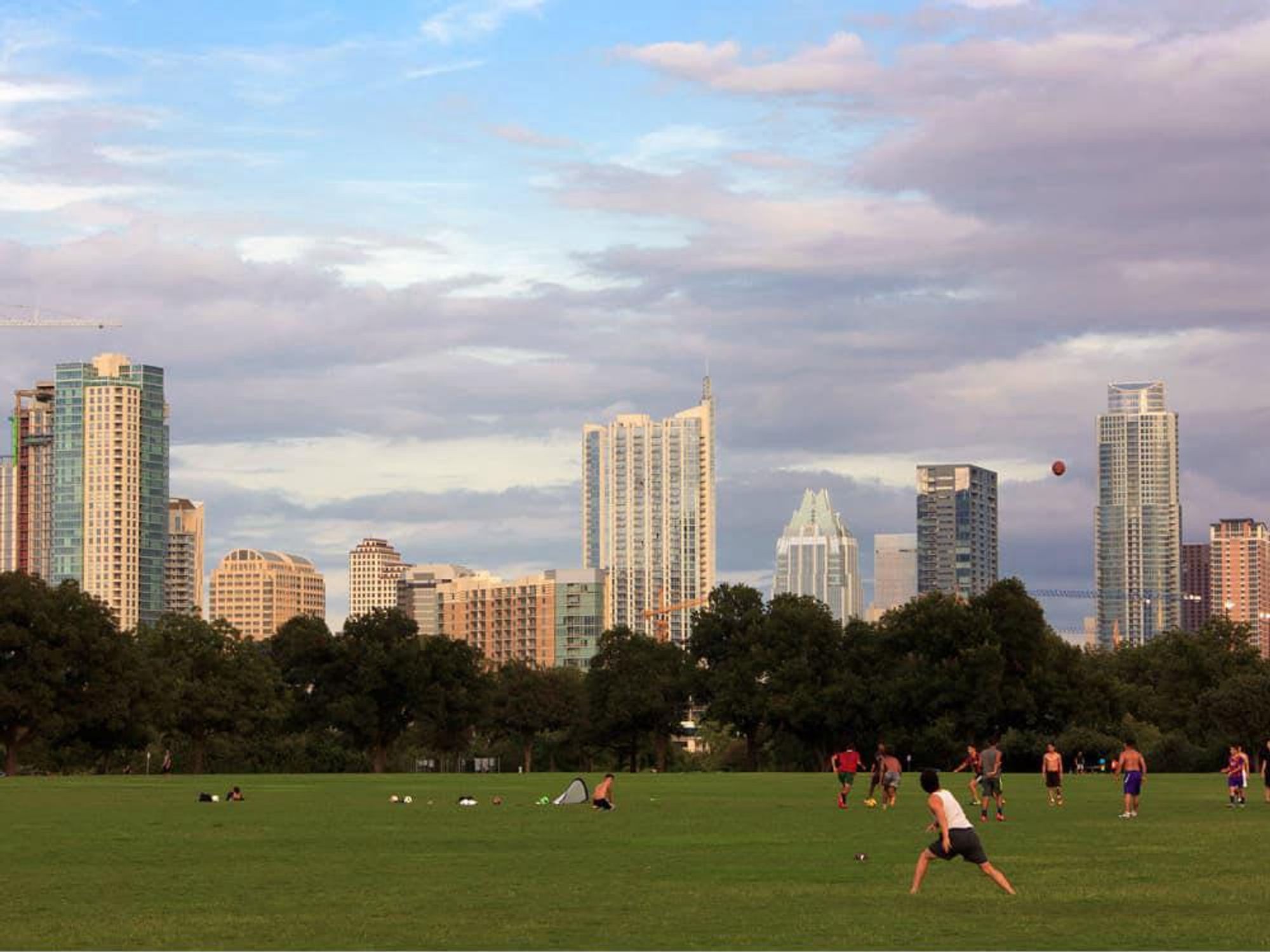 austin skyline zilker