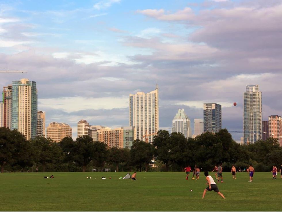 austin skyline zilker