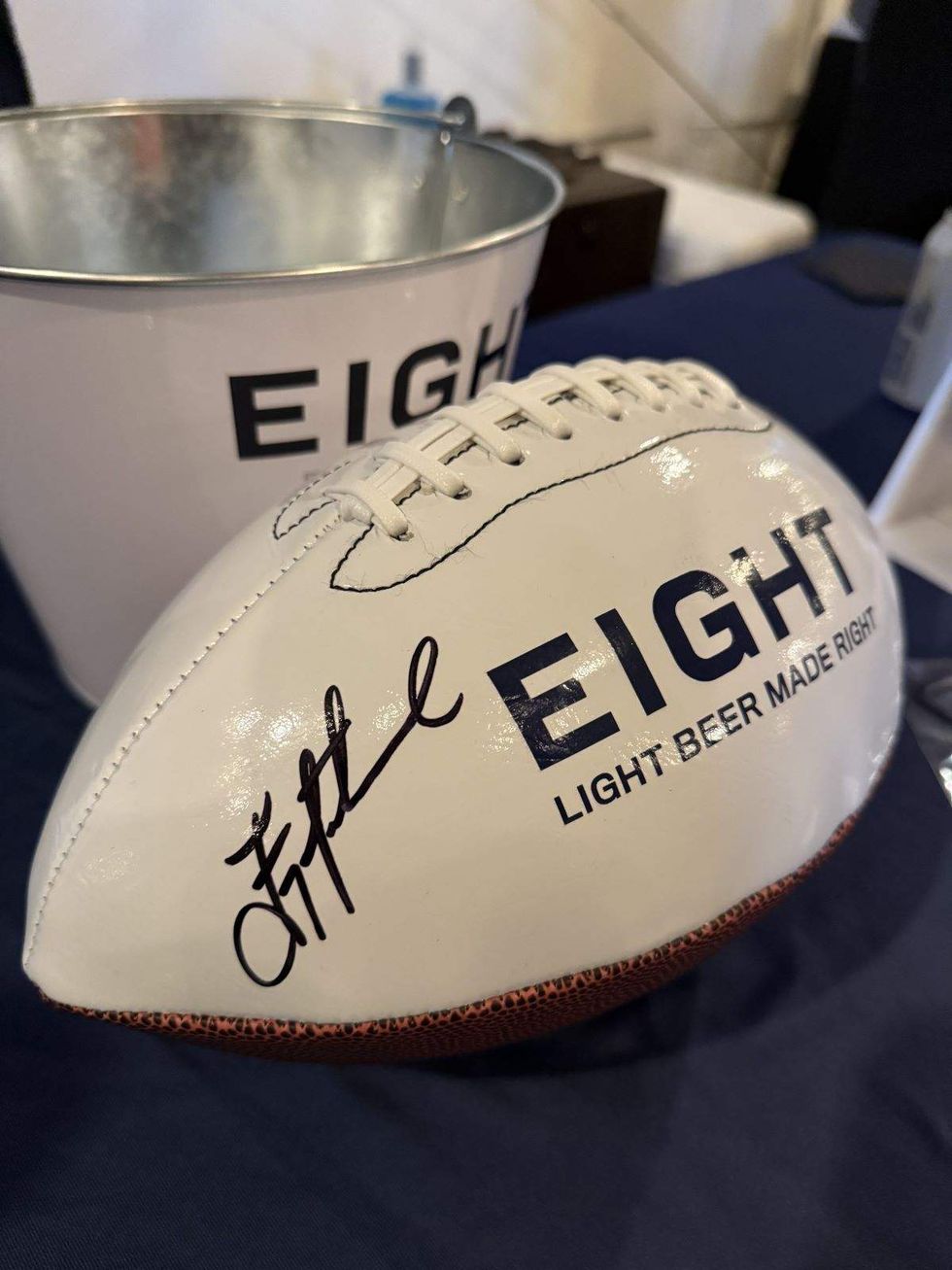Austin Tailgate 2024, Eight beer football giveaway