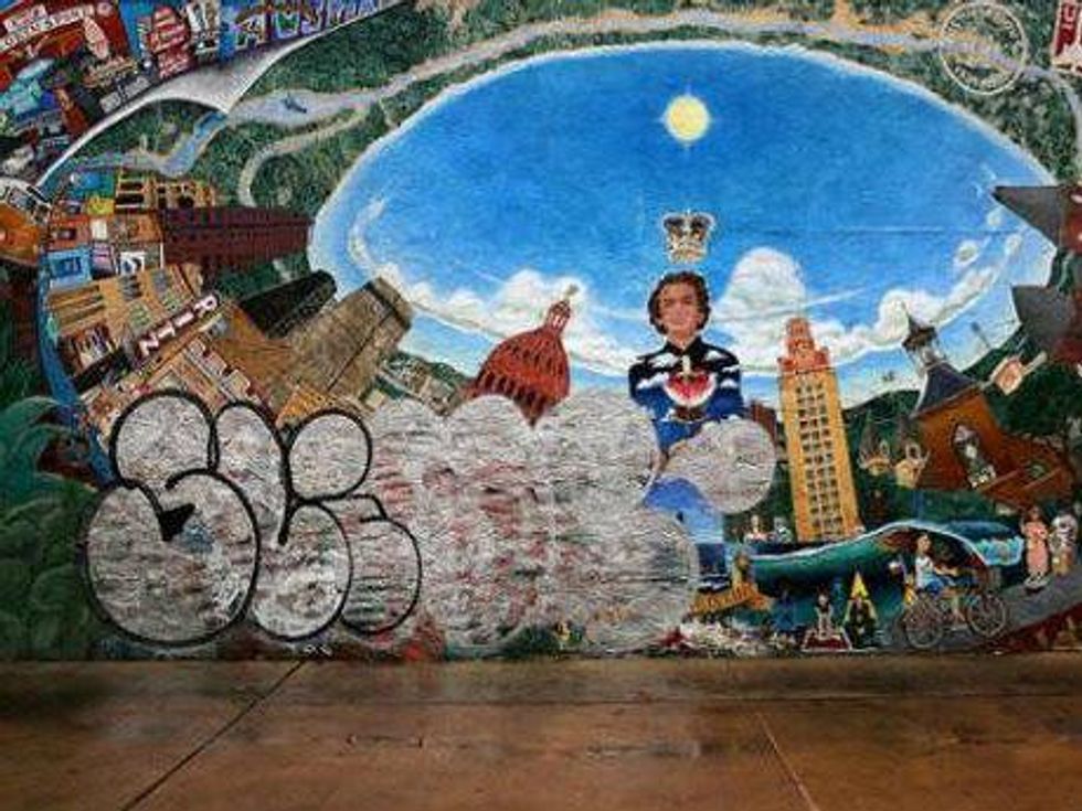 Austintacious mural vandalized