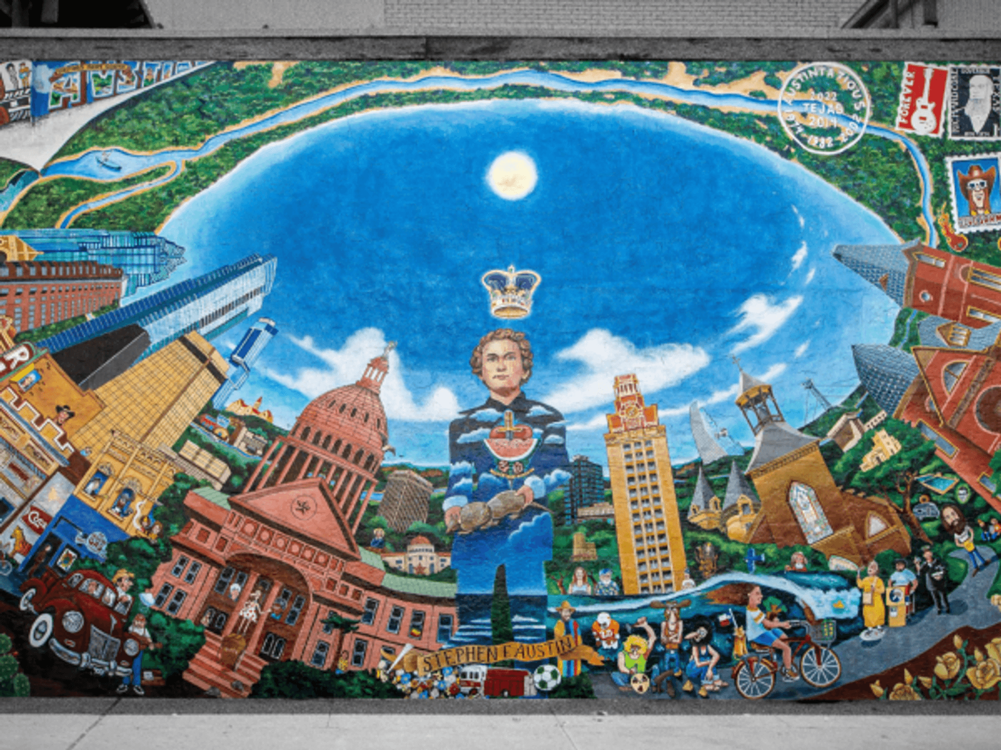 Austintatious mural 23rd Street