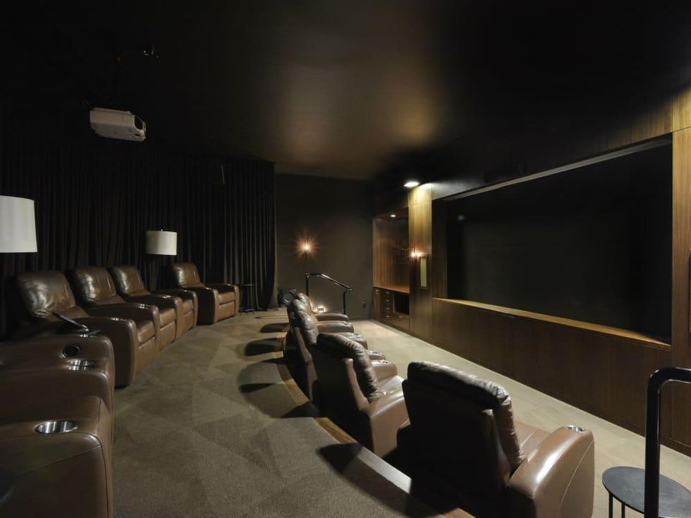 Austonian 33FF movie room