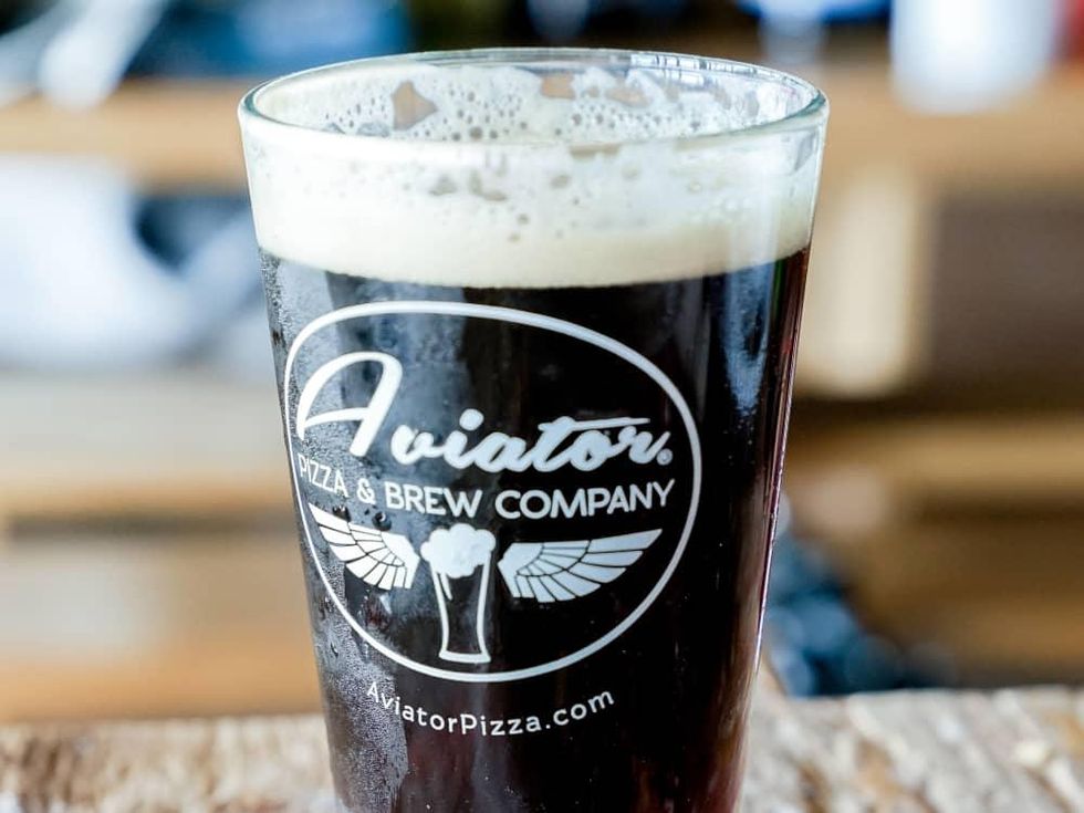 Aviator Pizza & Brew Company Drafthouse beer