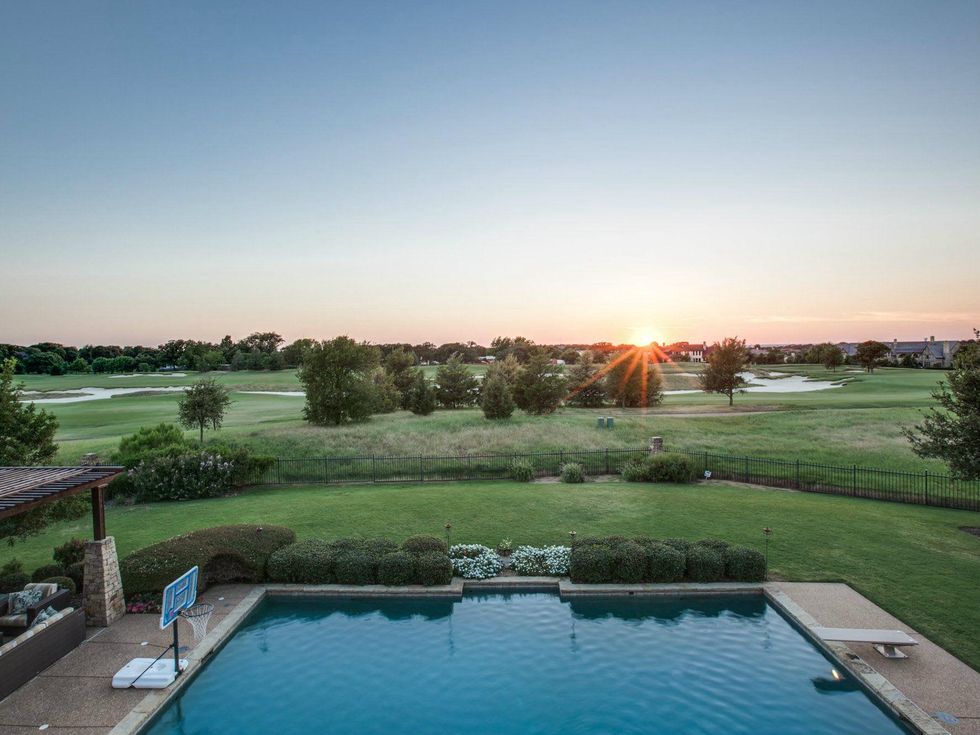 Backyard at 1724 Wisteria Way in Westlake