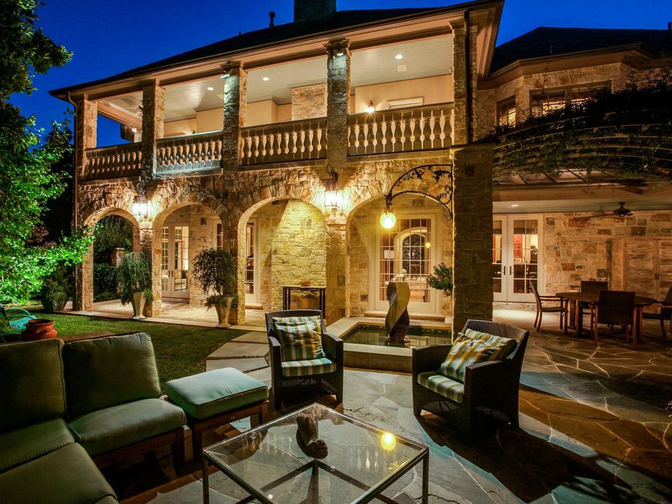 Backyard of 5800 Armstrong in Dallas