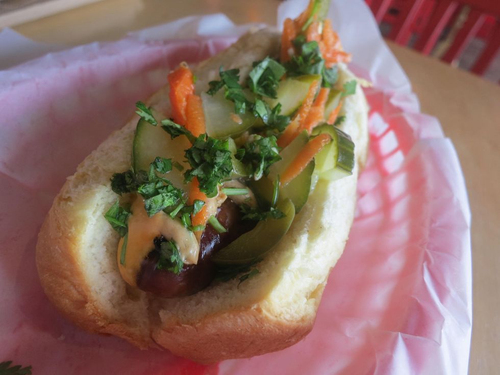 Bahn Mi hot dog