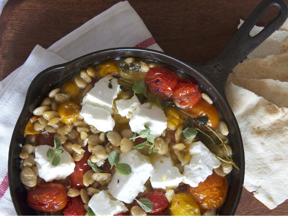 baked butter beans, Caroline Wright, Twenty-Dollar, Twenty-Minute Meals