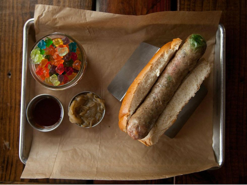 Banger's gummy bear sausage bratwurst