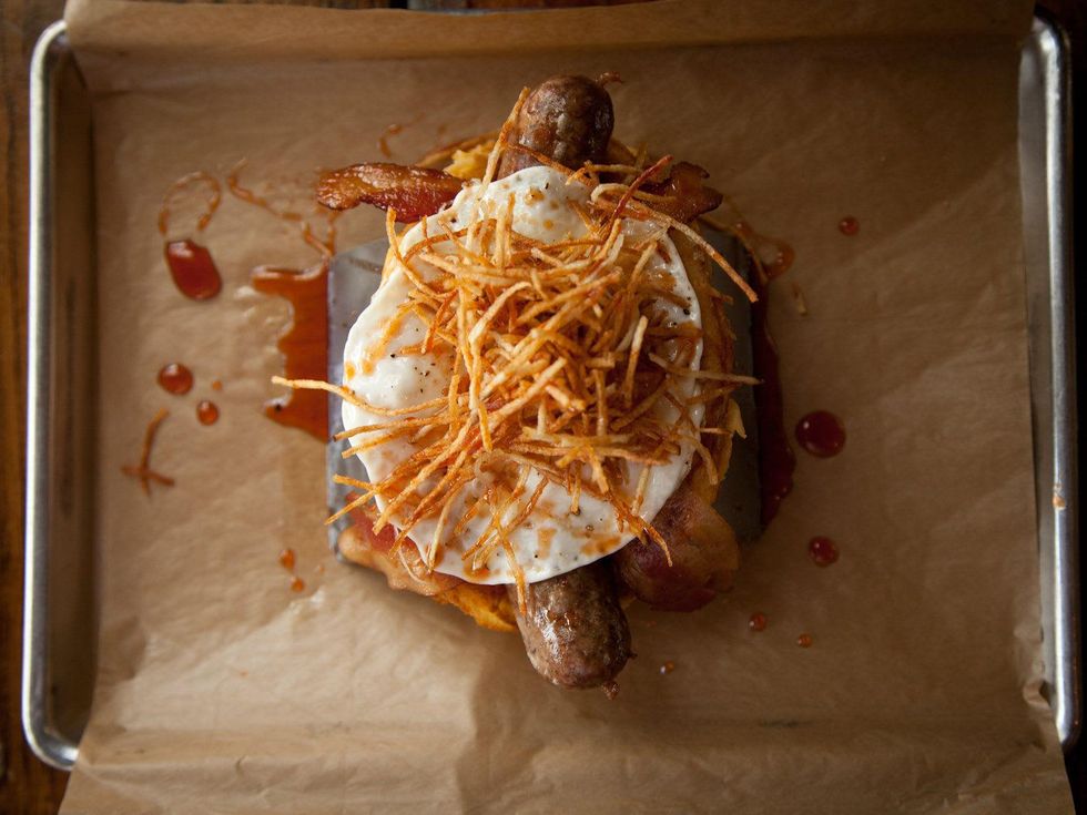 Banger's late night menu stoner's sausage