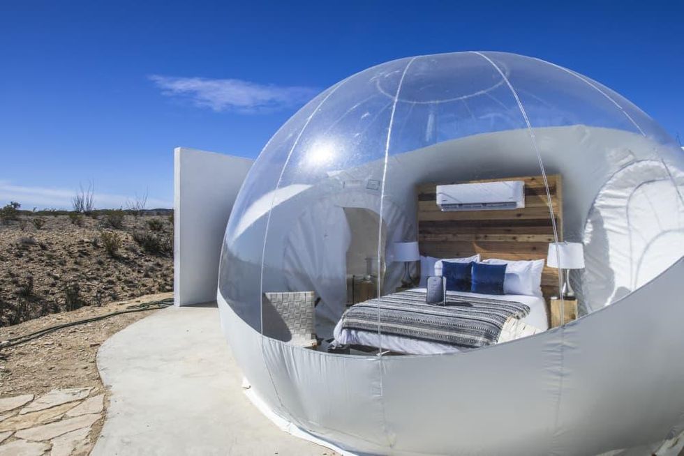 Basecamp Terlingua bubble tipi tent West Texas