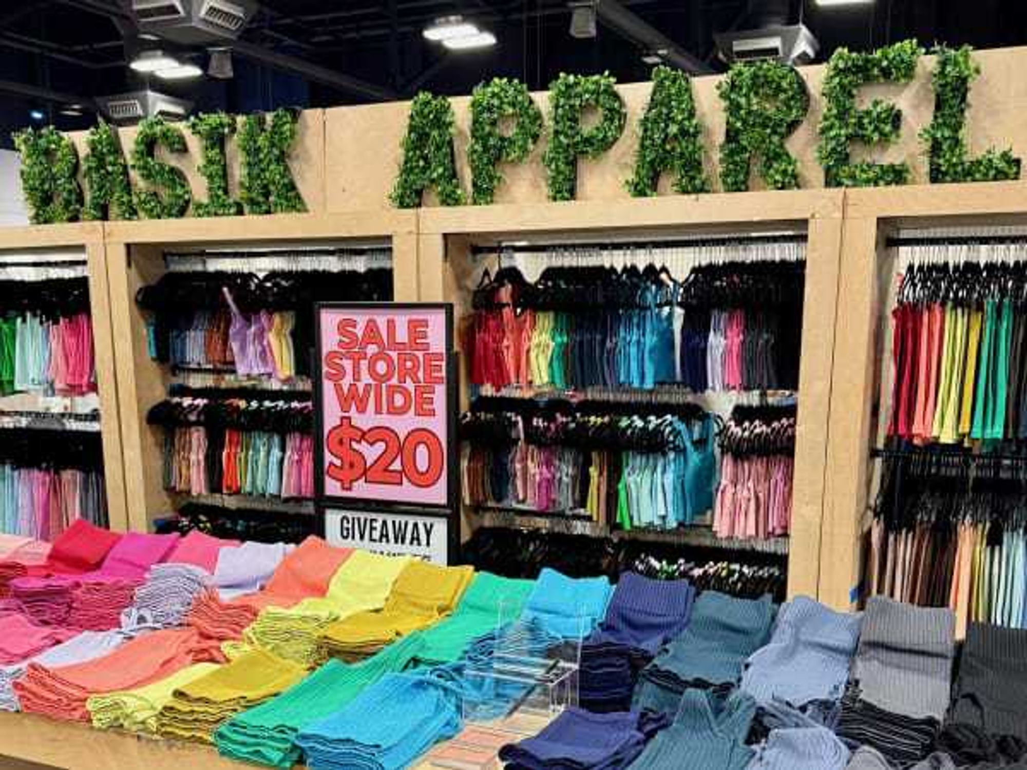 Basik Apparel at Le Garage Sale