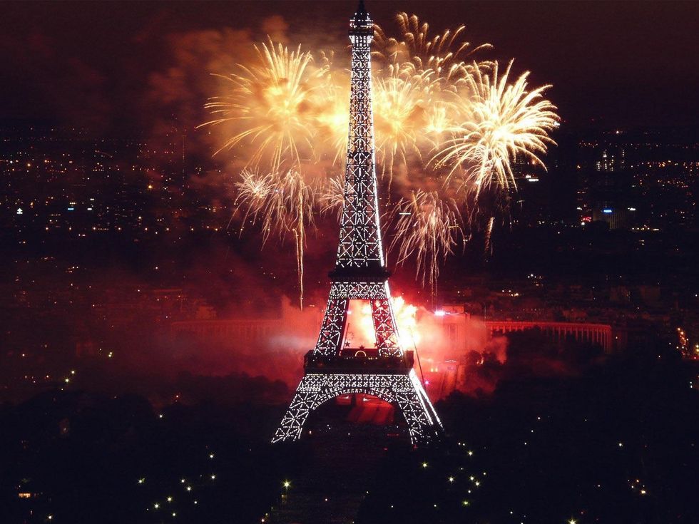 Bastille Day, Eiffel Tower, fireworks