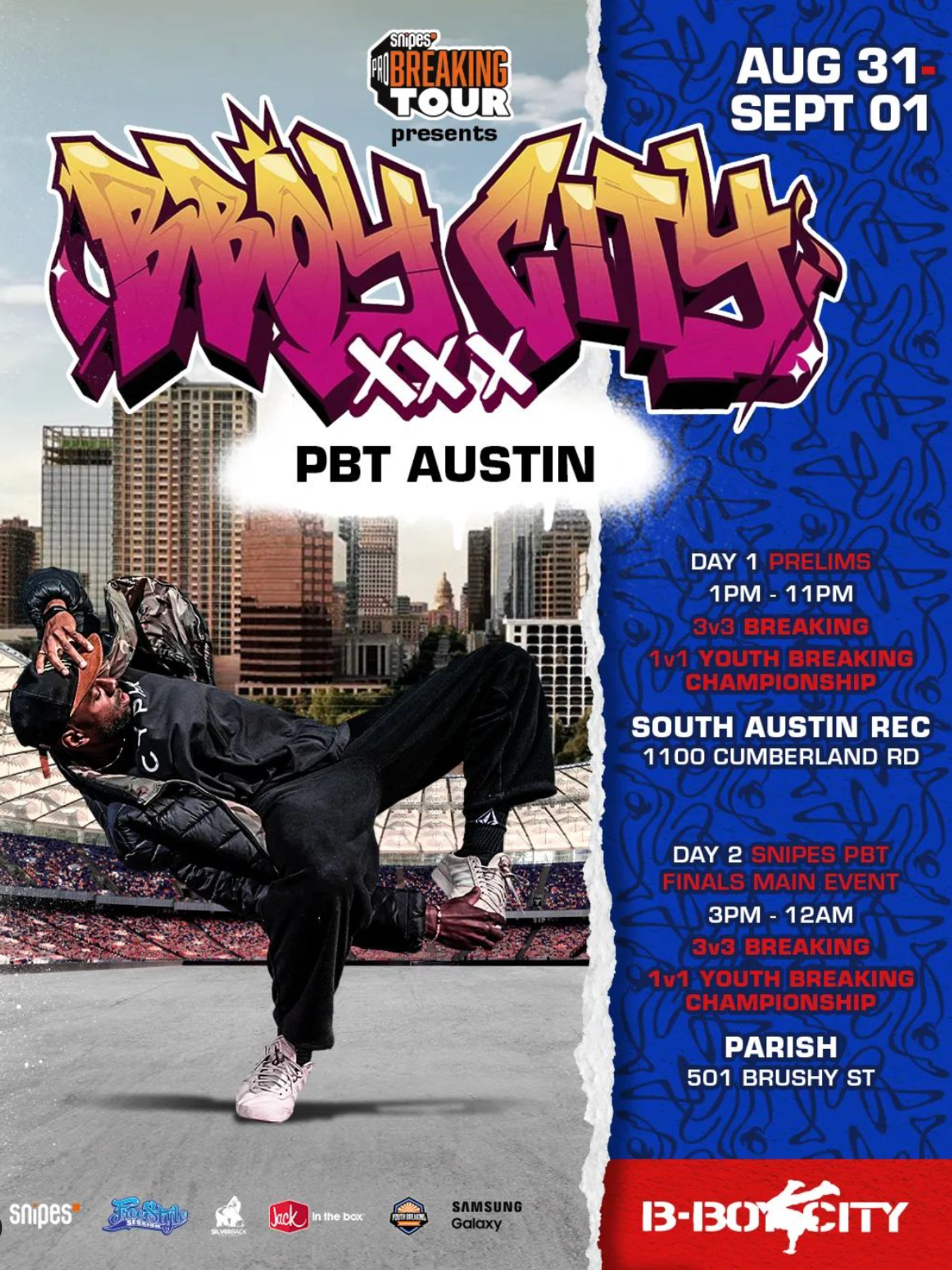 BBoy City XXX graphic