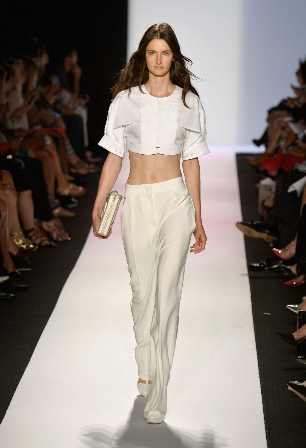 BCBG Max Aria crop top fashion week spring 2014