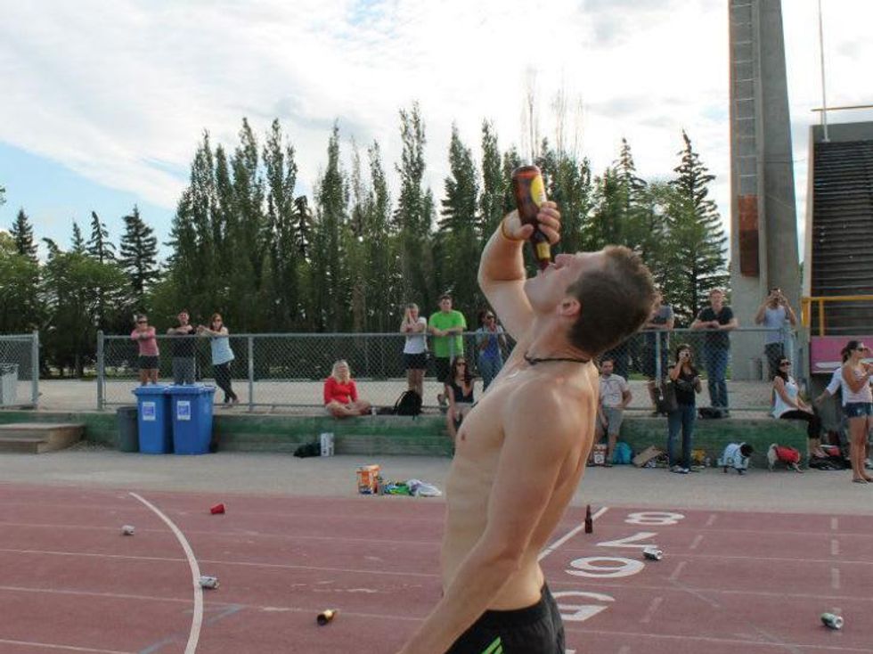 Beer Mile Contestant - Corey Gallagher - 2014