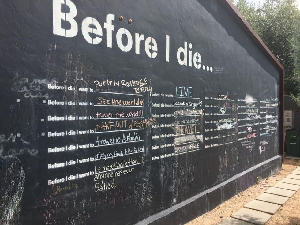 Before I Die mural austin